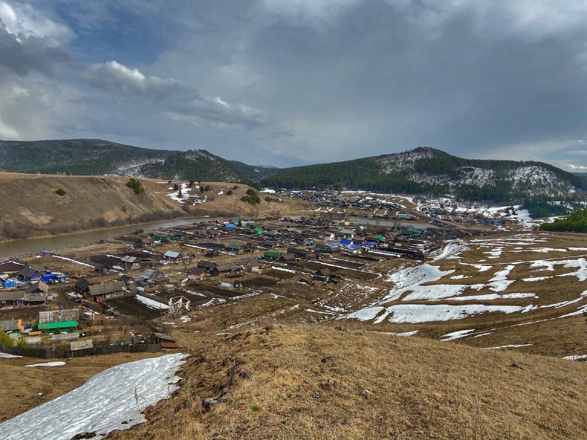 Панорама села Орловка