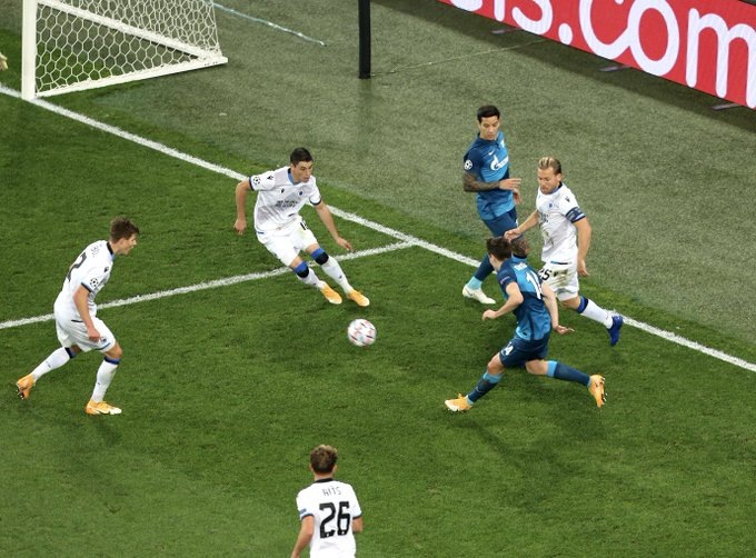 "Зенит" дома впервые не смог обыграть клуб из Бельгии. Фото - ФК "Зенит".