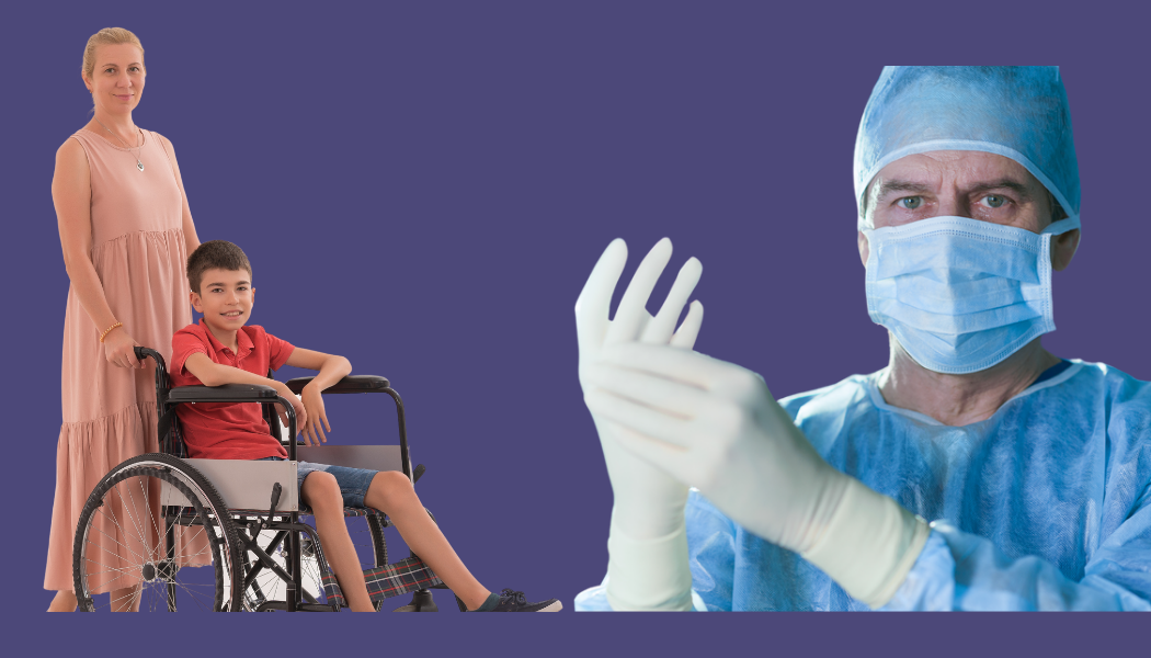 Сын - инвалид, такое бывает.