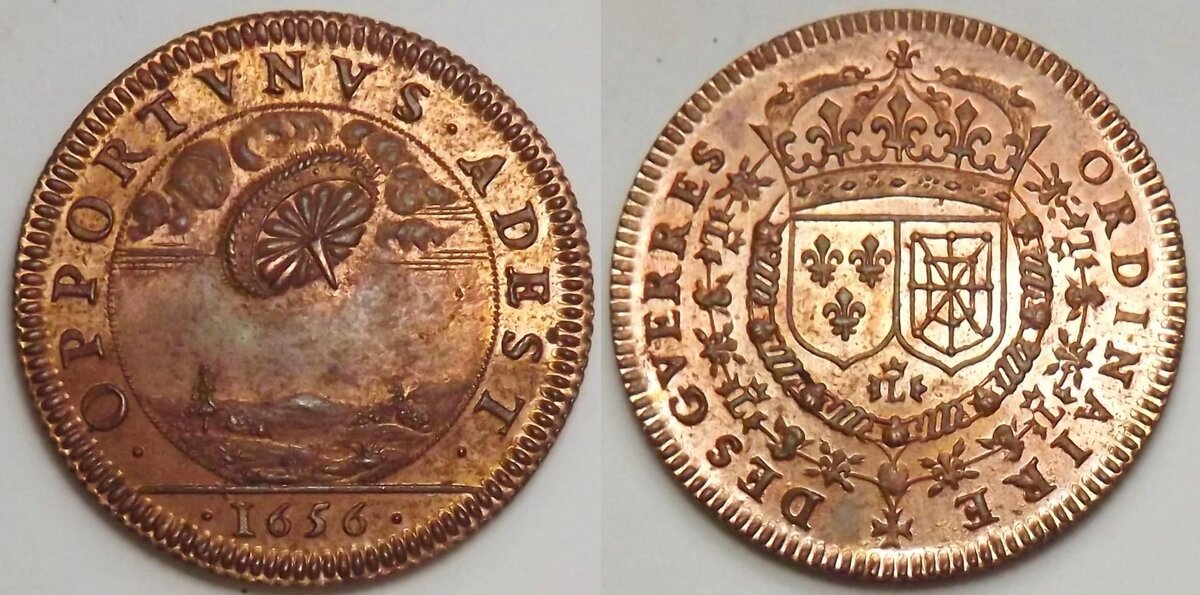 Французский жетон  1600-е годы