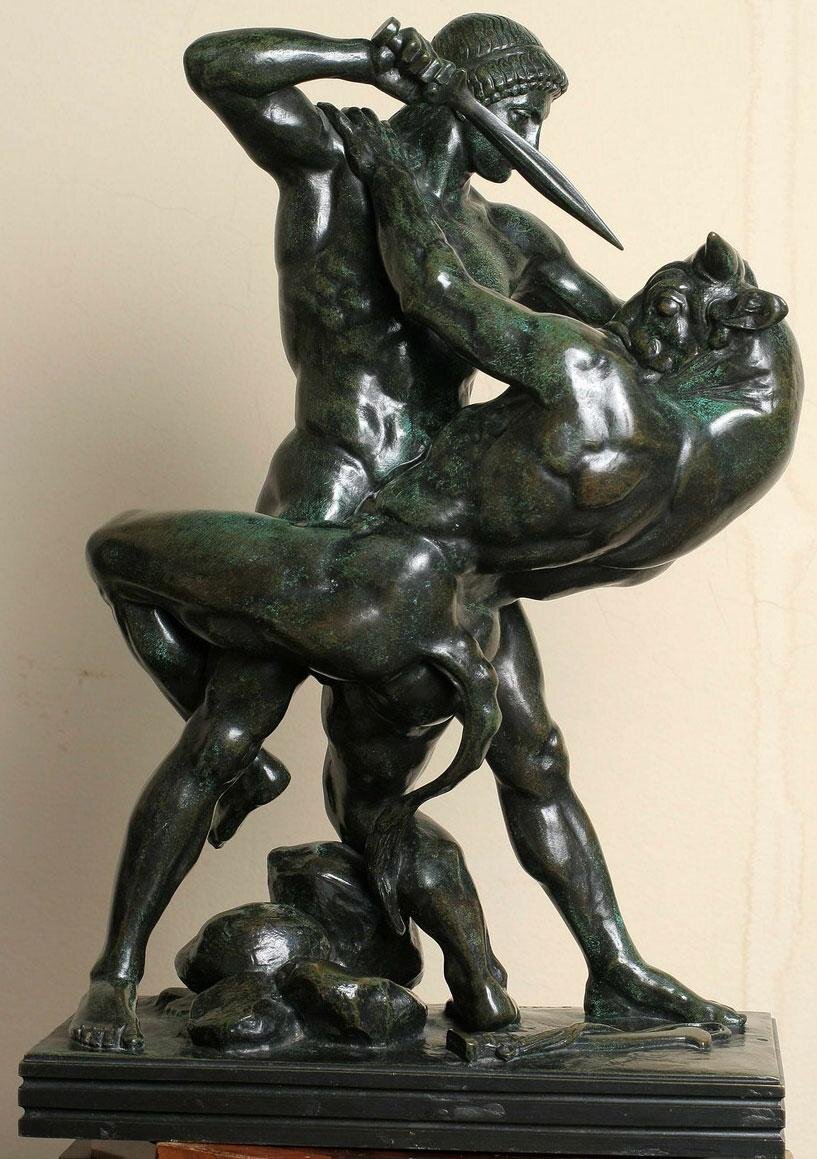 Тесей против минотавра