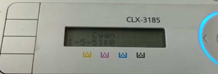 Копия, сделанная после настройки принтера