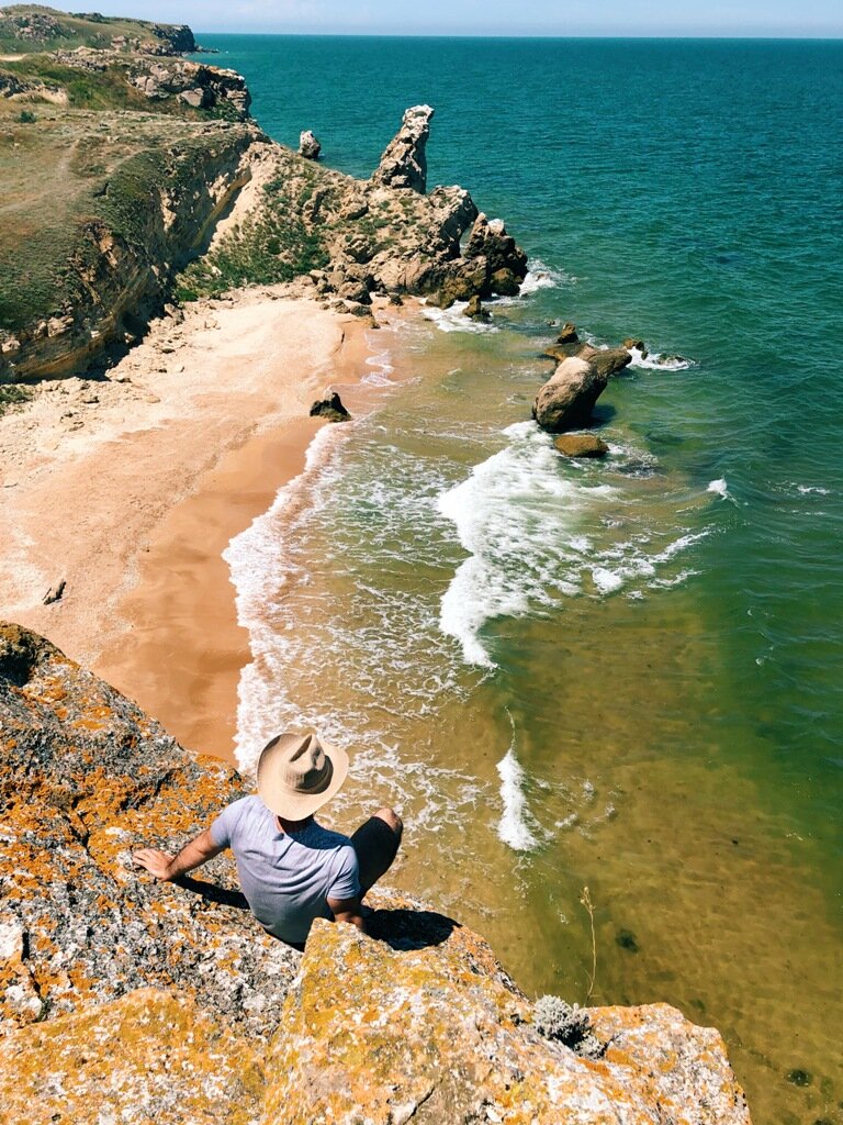 Крым Азовское море Генеральские пляжи