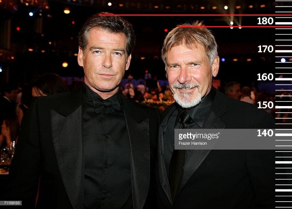 Пирс Броснан и Харрисон Форд