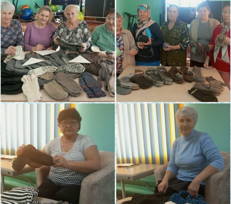    Пенсионеры Первомайского района участвуют в акции «Тепло для героя» Кристина Просвиркина