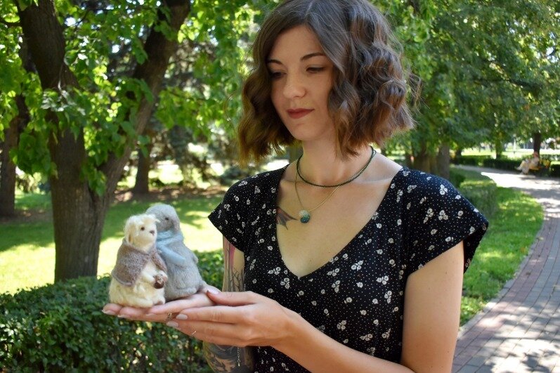 Мастерица Ксения Гроу. Фото: Анастасия Суворина