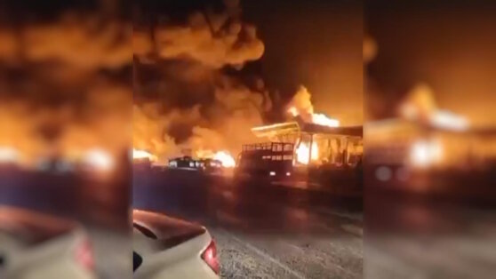    К пожару на заправке в Махачкале привел взрыв напротив АЗС Сергей Бунеев