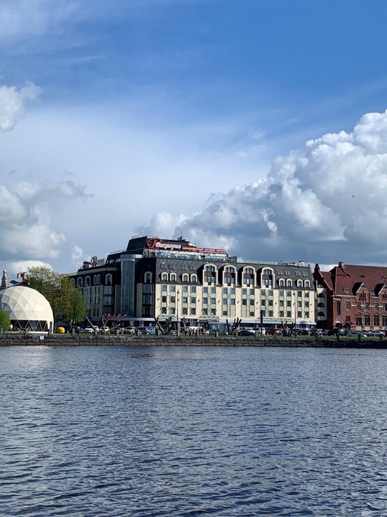 гостиница "Виктория" вид с залива Салакка-Лахти