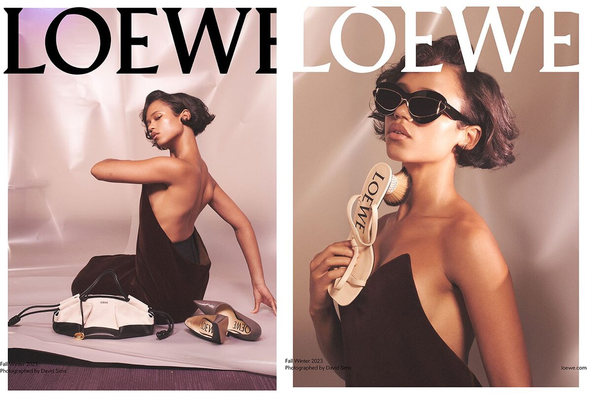    Тейлор Расселл и Тан Вэй снялись в осенне-зимней кампании Loewe (фото 2)