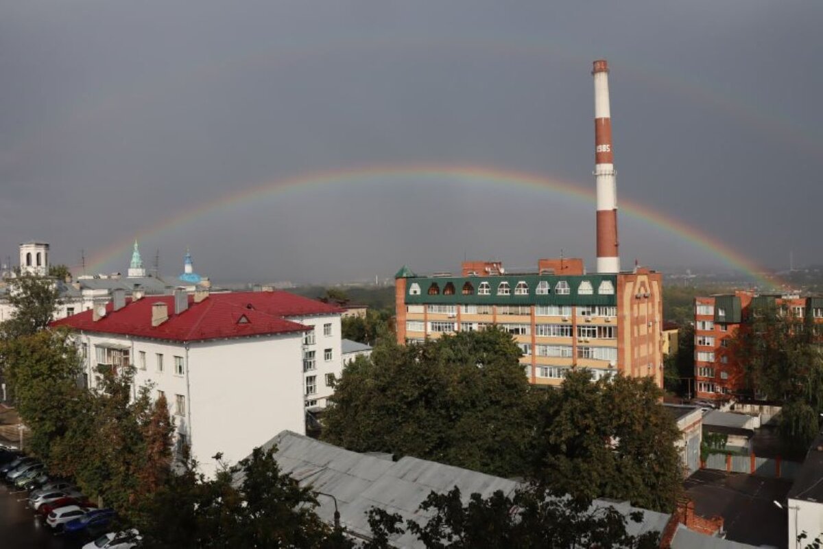    Прямо сейчас над Курском растянулась радуга