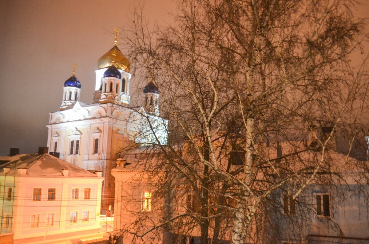 Вознесенский собор Елец на закате