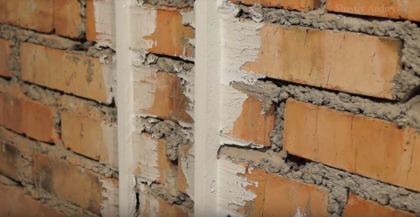 Вот такие маяки получаются этим методом. Никаких профилей и саморезов - это плюс!