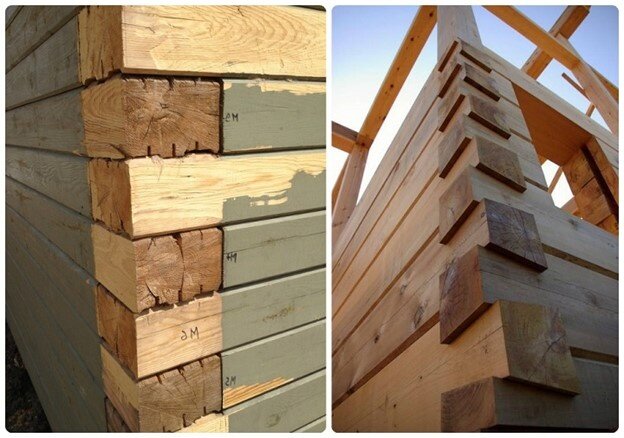  Слева – выполненный вручную с явными признаками нарушения герметизации замок, справа – правильно изготовленный и смонтированный угол. 
