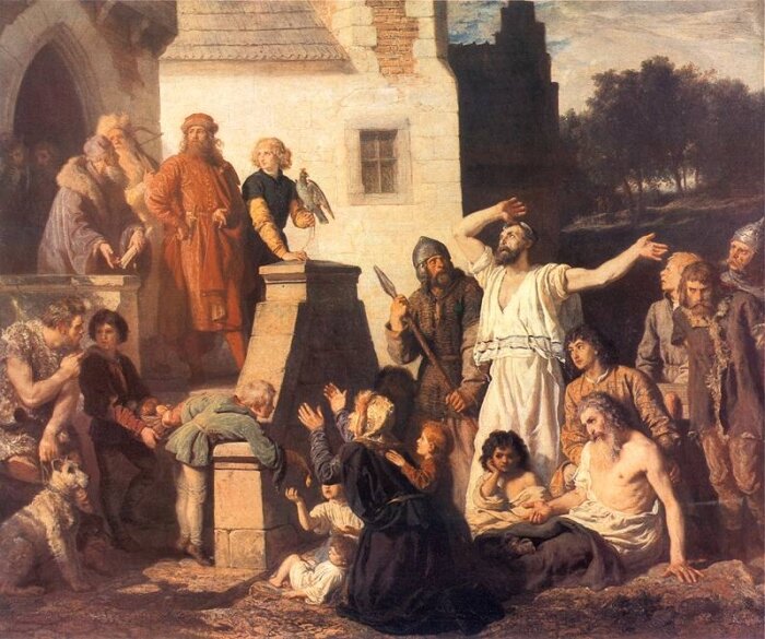 Войцех Герсон. «Казимир Великий и евреи». 1874 г. / Национальный музей в Варшаве