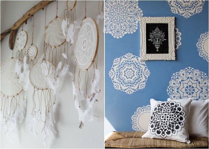 Оформить ловец снов или повесить вместо панно на стену.