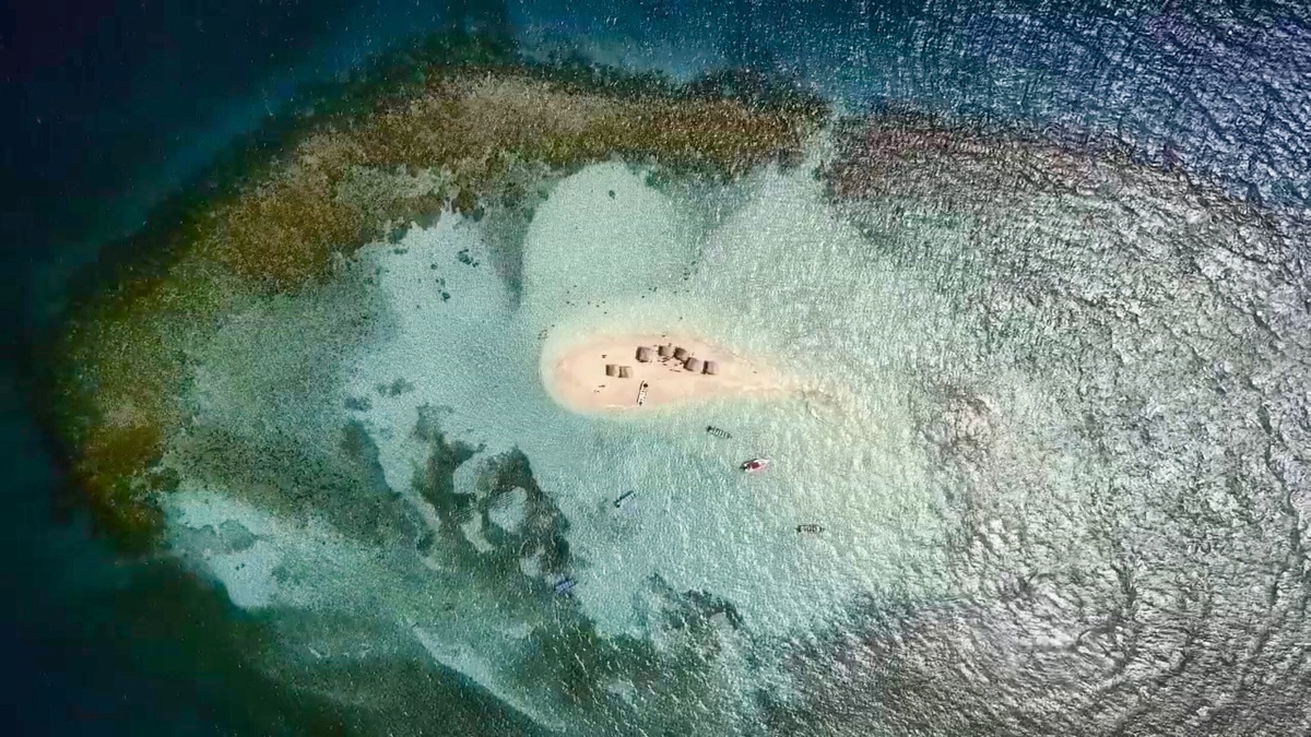 Cayo Arenas с высоты 620 м. (Mavic Pro)