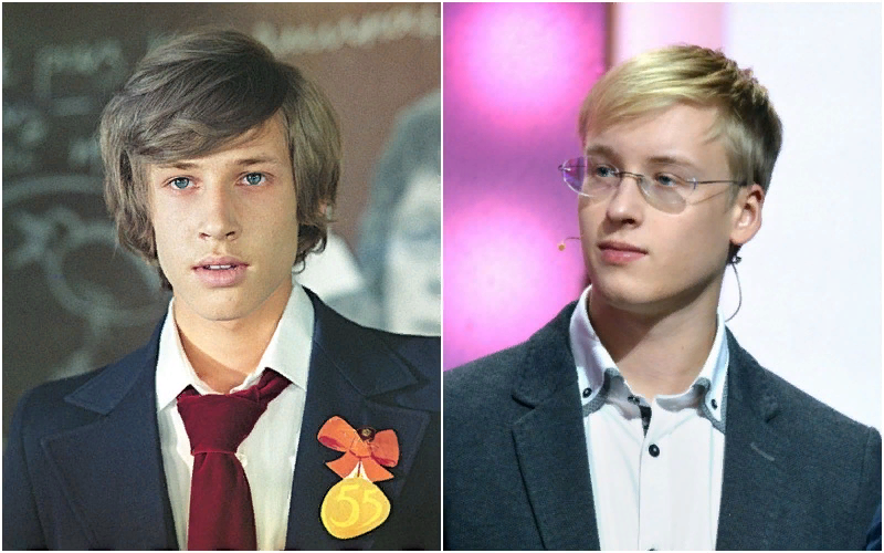 Дмитрий Харатьян и его сын Иван. 20-летний сын Дмитрия Харатьяна Иван выглядит как его отец в начале своей карьеры. Иван – высокий, худощавый и светловолосый. Вдобавок к внешнему сходству он и профессию решил выбрать похожую: Иван снимается в кино и учится на режиссера.