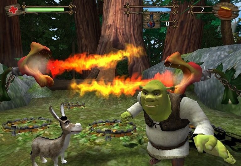 Скриншот из игры Шрек 2