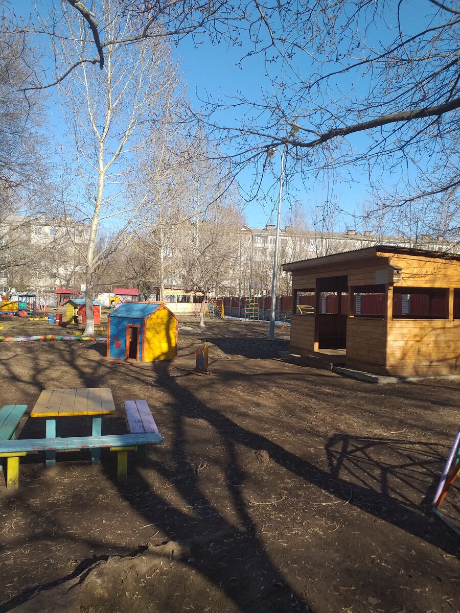 Территория детского сада