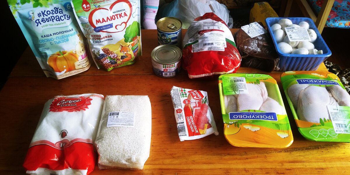 Покупки в Пятерочке и Магните