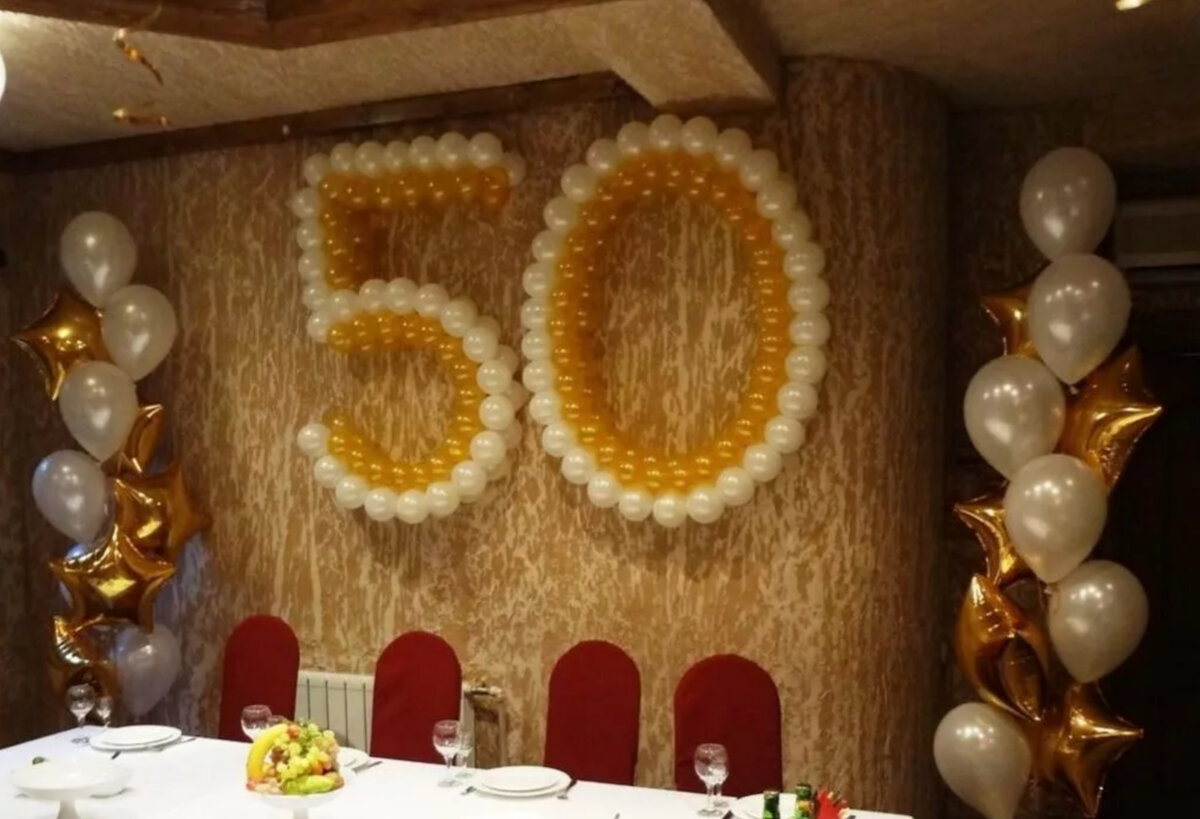 юбилей 60 лет мужчине украсить зал