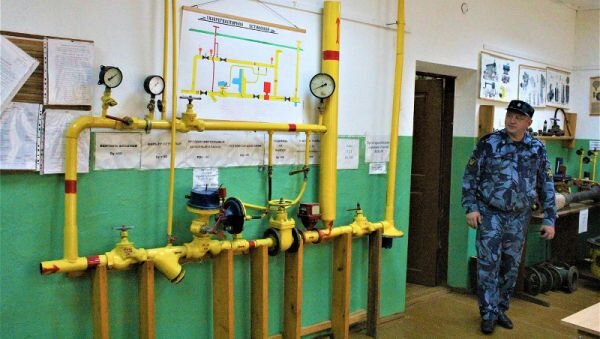 В классе подготовки операторов котельной