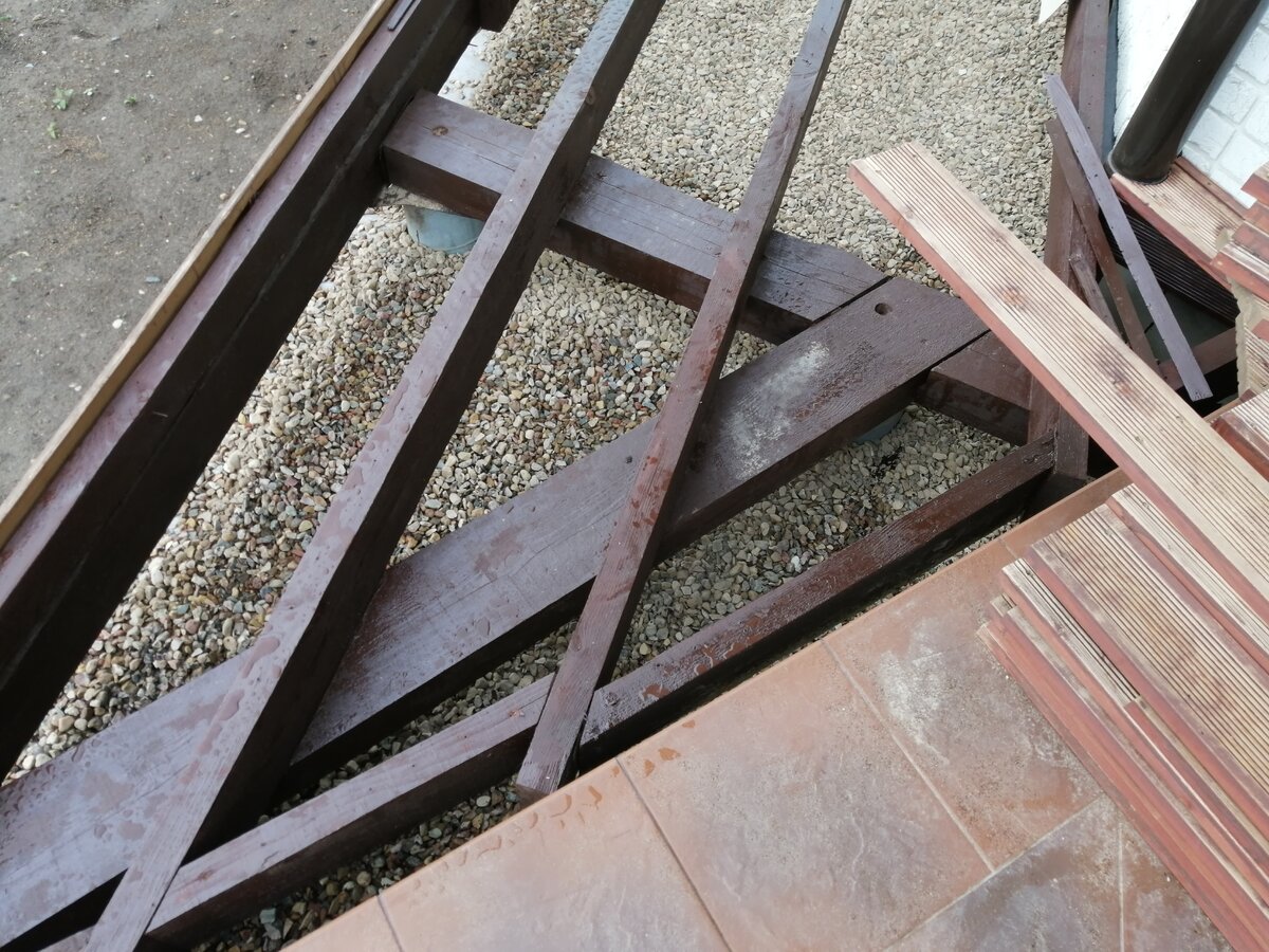 основание террасы 