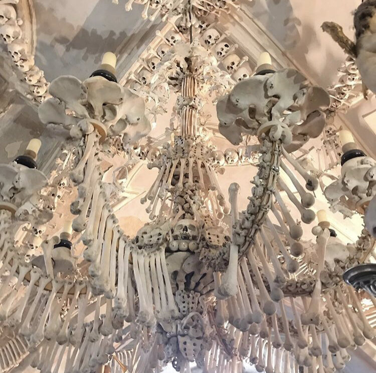 Люстра из человеческих костяшек 