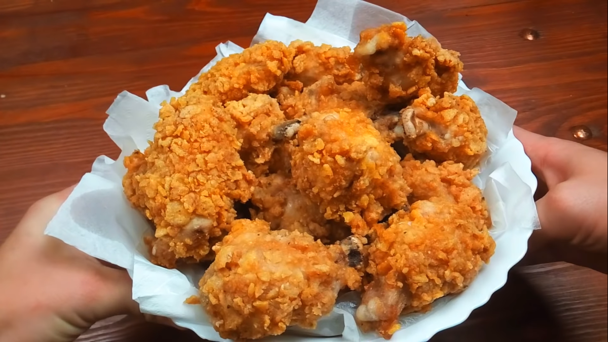 Куриные крылышки как в kfc в домашних условиях рецепт с фото приготовить