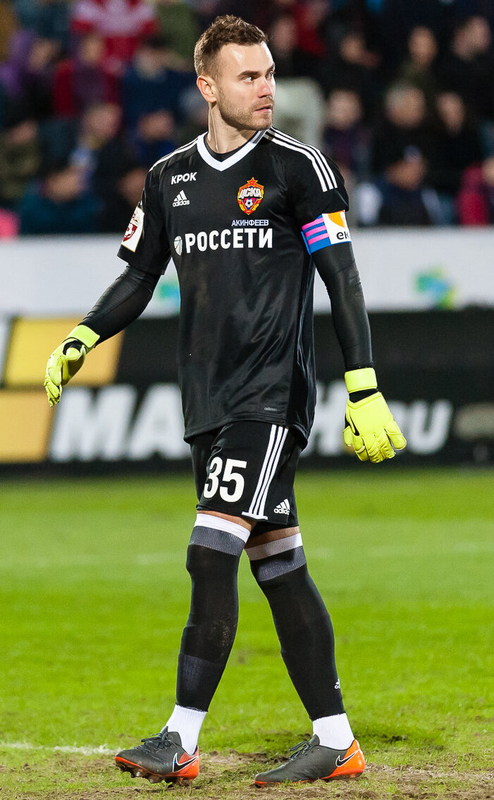 Игорь Акинфеев
Источник: https://upload.wikimedia.org/wikipedia/commons/3/39/Igor_Akinfeev_2018.jpg