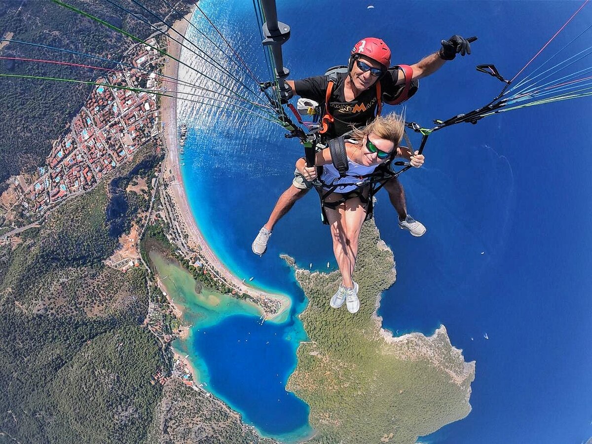 Вид на голубую лагуну