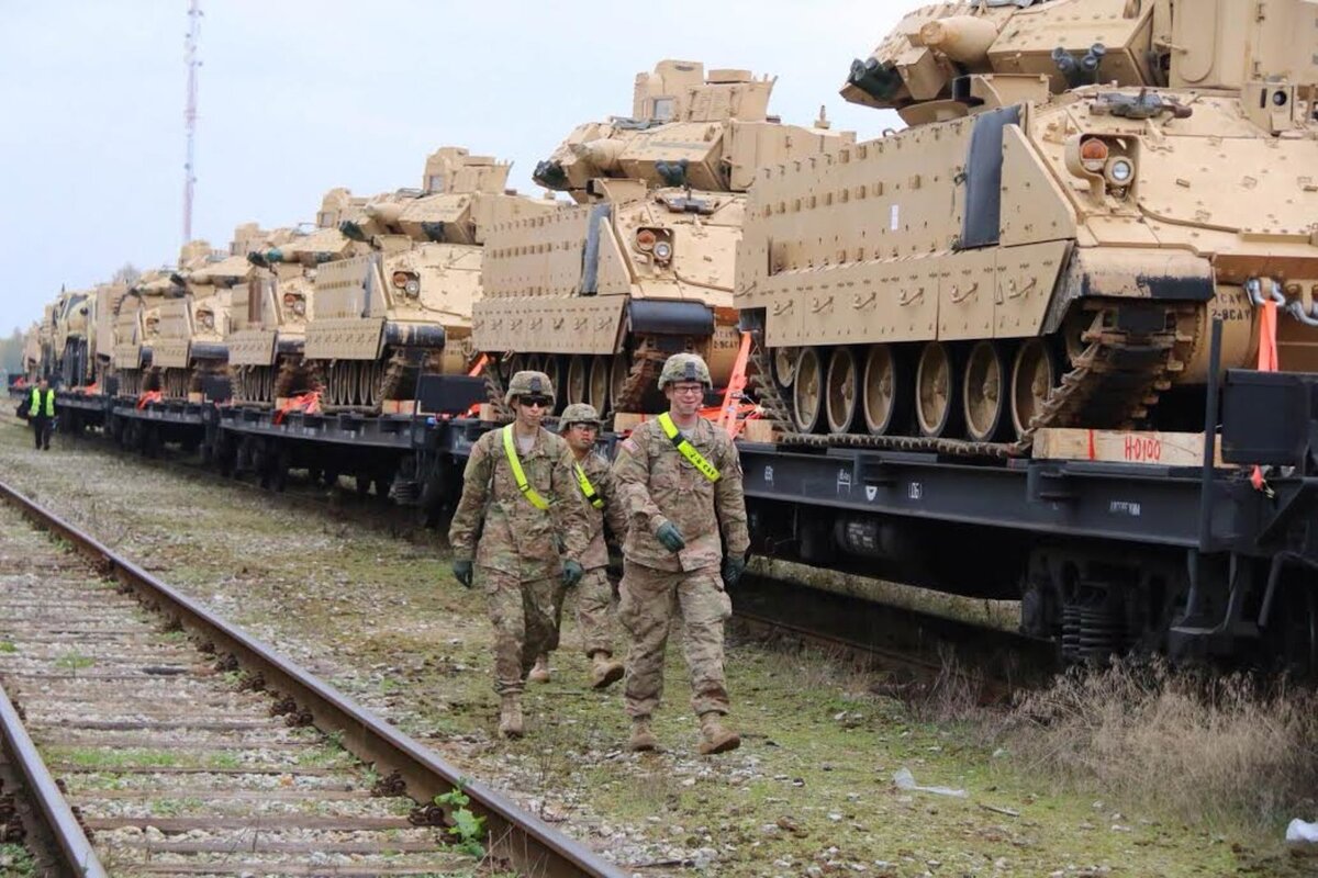 Американские военнослужащие в Европе. Фото: ves-rf.ru