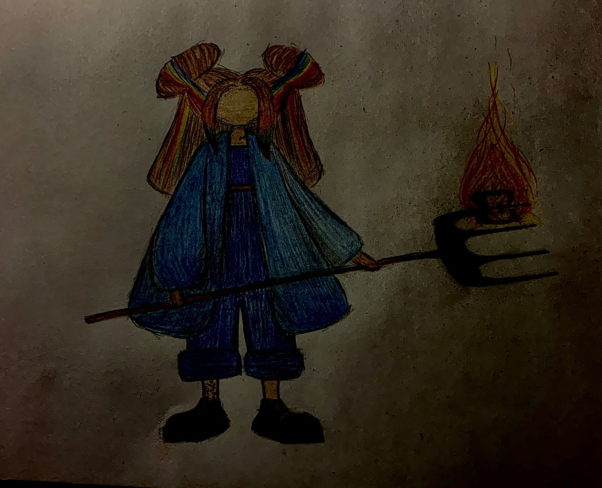 А кругом пылают зданья...