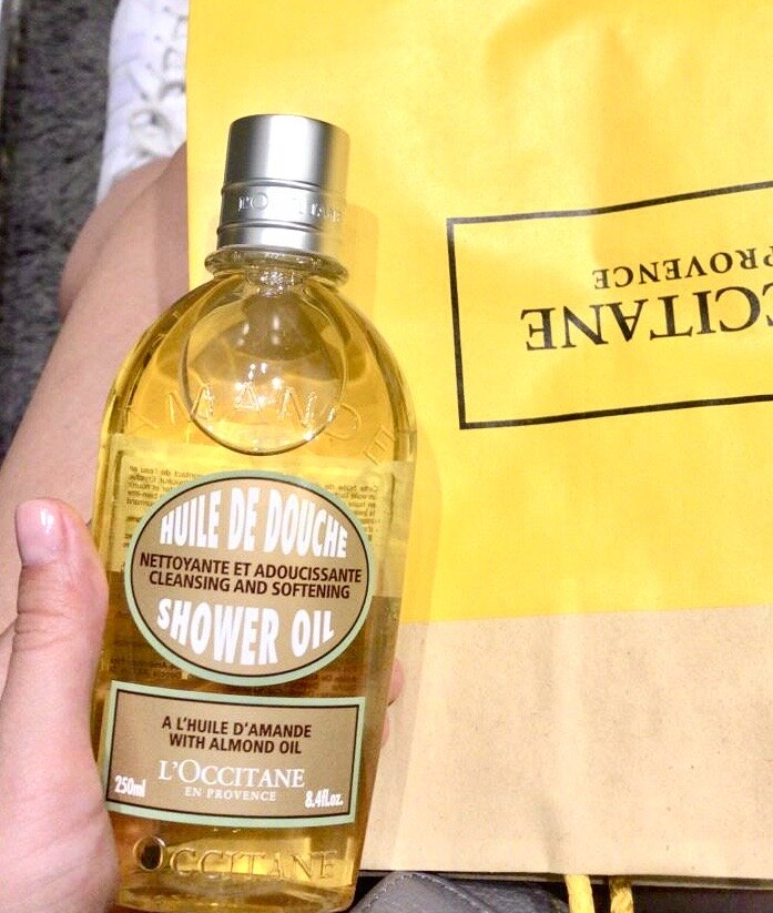 Миндальное масло для душа Huile de Douche Shower Oil от L'Occitane