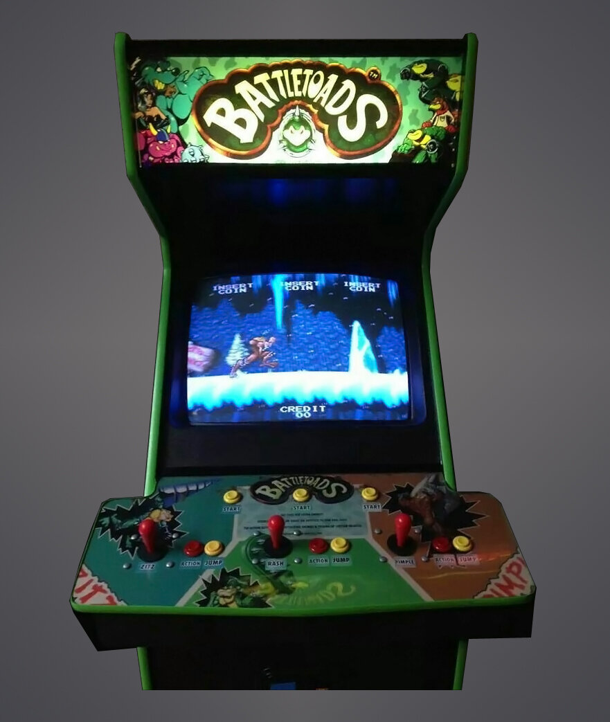 Battletoads arcade. Аркадный автомат Battletoads. Battletoads Arcade 1994 Arcade Cabinet. Копилка игровой автомат аркада. Круглый японский аркадный автомат.