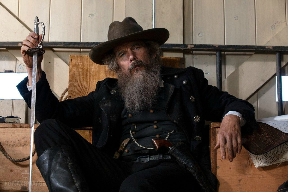 Итан Хоук в роли аболициониста Джона Брауна в сериале «Птица доброго Господа».