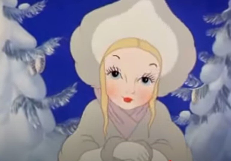 Кадр из мультфильма "Зимняя сказка" 