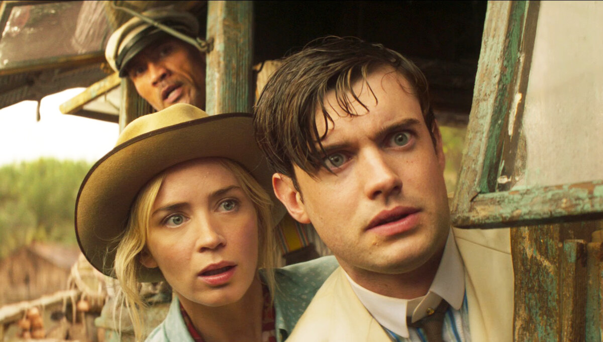 Эмили Блант и Джек Уайтхолл в фильме «Круиз по джунглям»