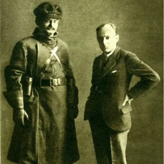 Лев Троцкий и Юрий Анненков