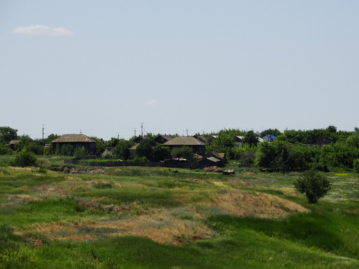 Вид на село со стороны Щербаковской балки