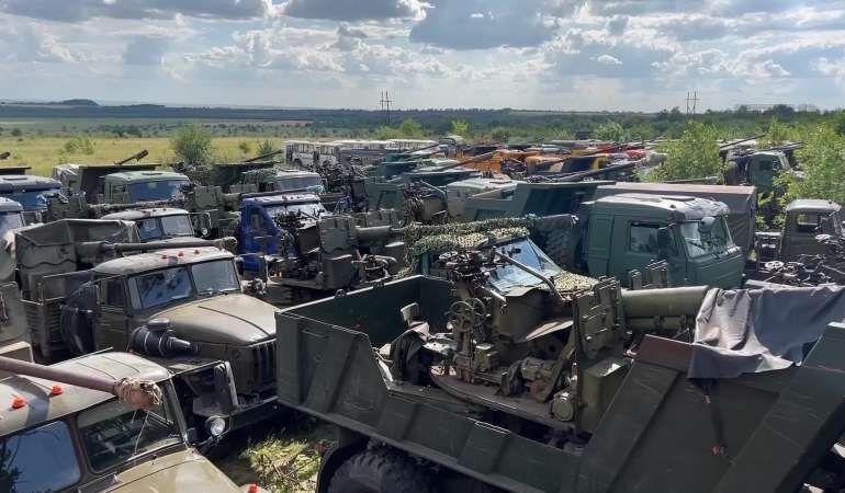 Военная техника ЧВК “Вагнер” / Министерство обороны РФ / РИА Новости