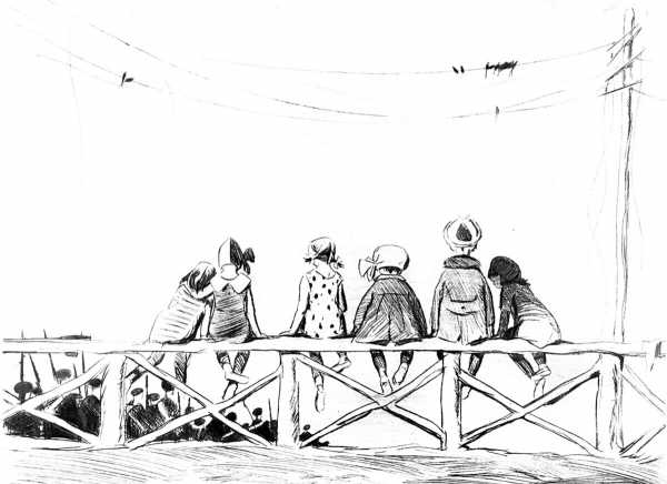 Сойфертис Л.  В. 1941. Матросы идут. . Из «Севастопольского альбома»