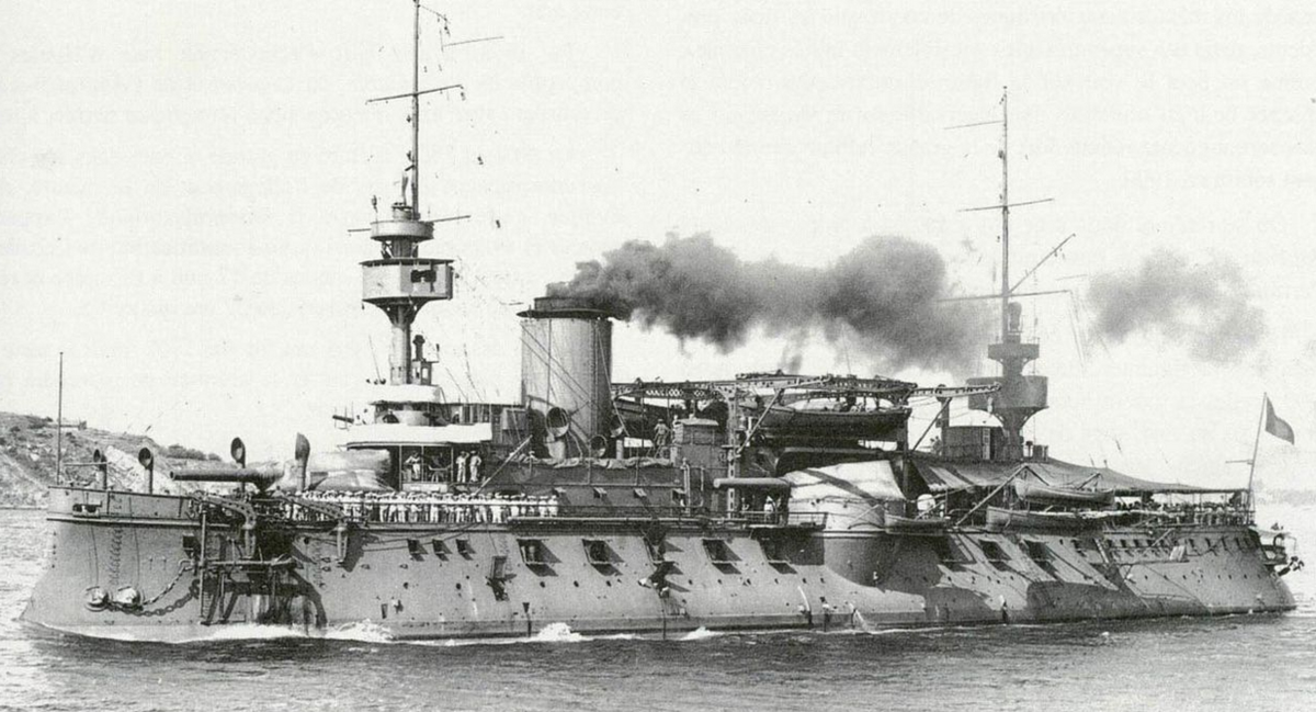 Французский броненосец "Марсо"