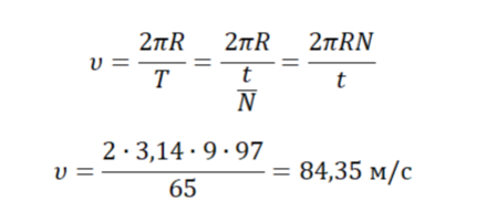 Линейная скорость