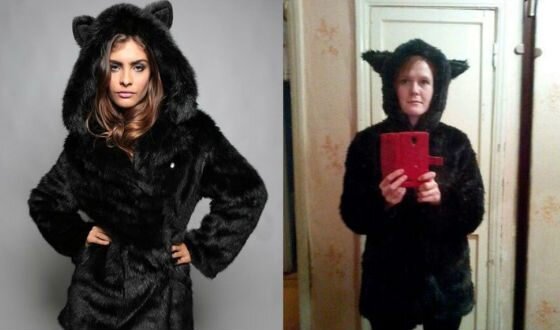 Заказывать вещи на AliExpress, eBay и других платформах онлайн-шопинга все равно что покупать кота в мешке – никогда нельзя быть уверенным, что в распечатанной посылке окажется та самая долгожданная обновка. Мы в УзнайВсе.рф прошлись по комментариям на AliExpress и сохранили самые смешные и нелепые несоответствия ожиданий и реальности. Слева – фотография, которая рекламировала товар на сайте. Справа – то, что пришло покупателю. Помните, что заказывать верхнюю одежду из Китая – огромный риск. Велик шанс увидеть в посылке вещь другого цвета, размера и фасона, а то и как здесь – с ужасным истрепанным мехом, словно его уже кто-то носил. Видимо, вот что имеется в виду под «котиковой шубой»...