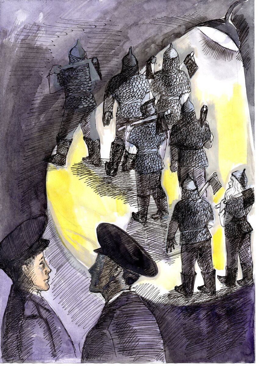 Иллюстрация предоставленная художником Ольгой Жуль.