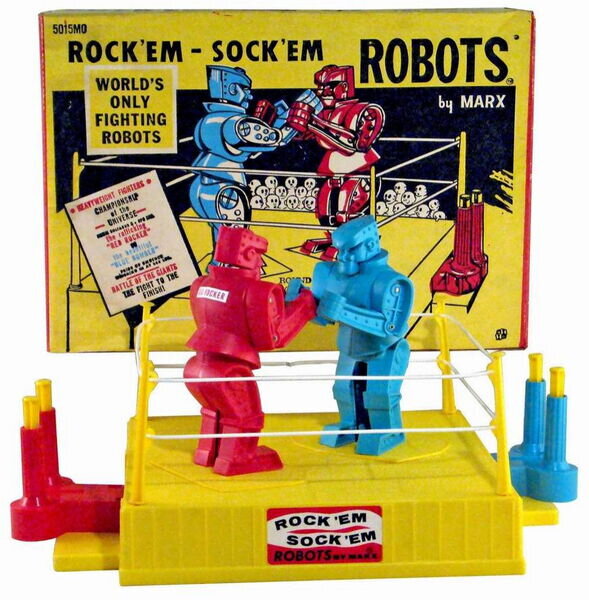 Rock 'Em Sock 'Em Robot, 1966.