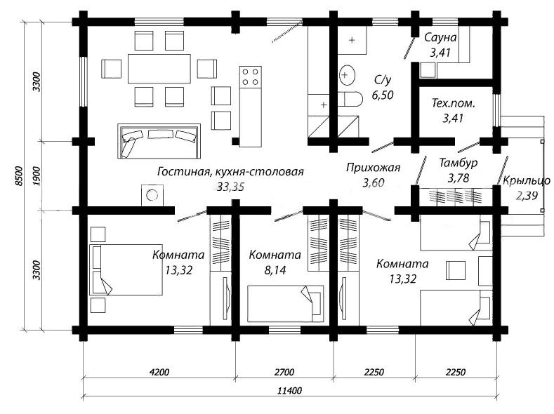 Планировка дома  