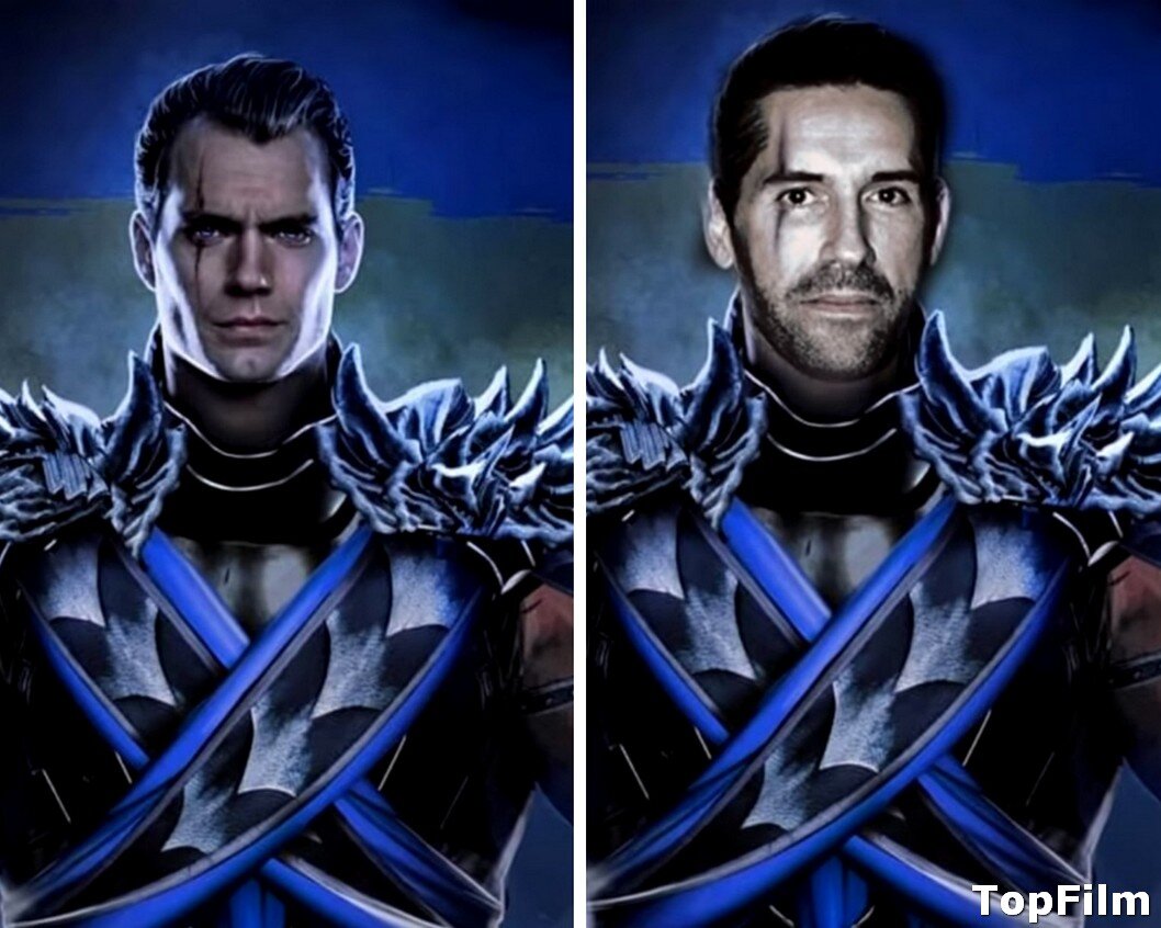 Генри Кавилл (слева) и Скотт Эдкинс (справа) в образе Саб-Зиро