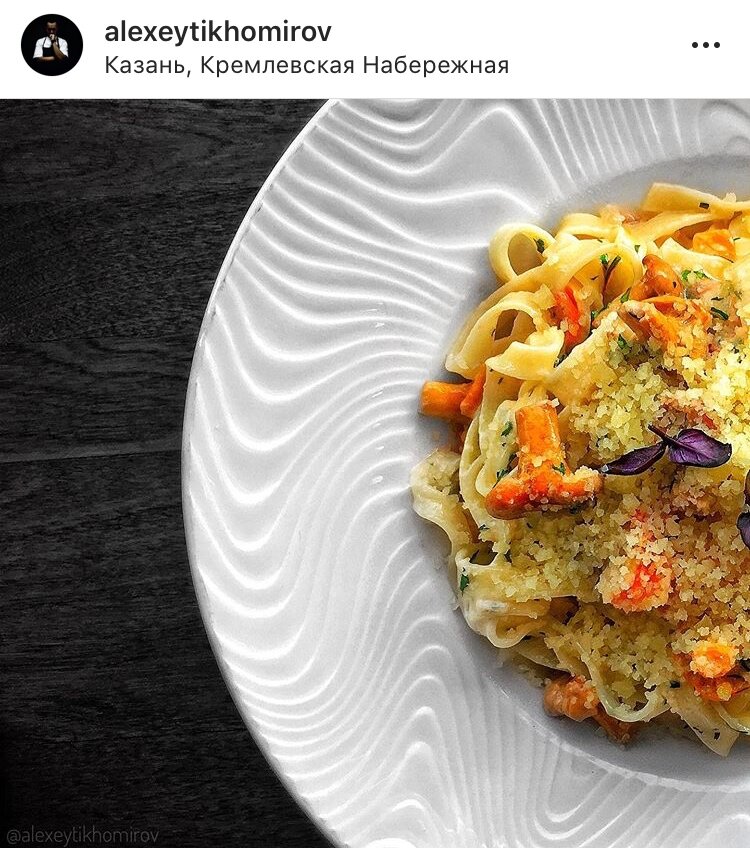 Паста с лисичками от Тихомирова Алексея